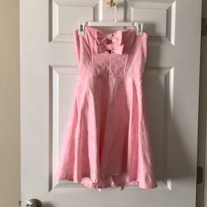 Must Have pink strap-less dress